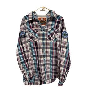 Men's Plaid Rolling Papers Flannel